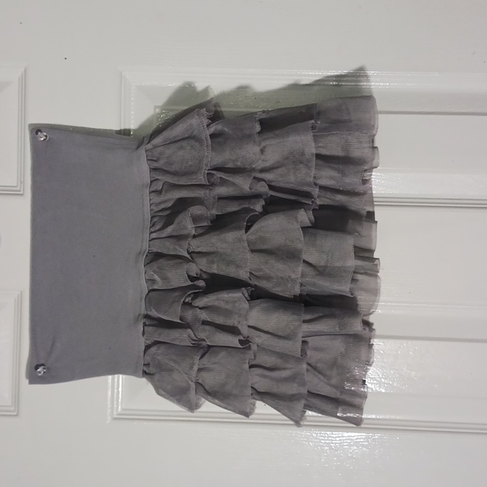 Est. 1989 Place Flowy Layered Skirt With See-Through Fabric